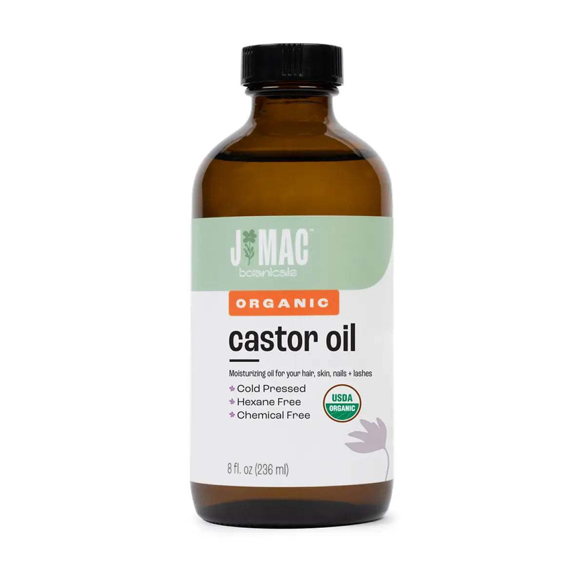 aceite de castor j mac de 8 oz