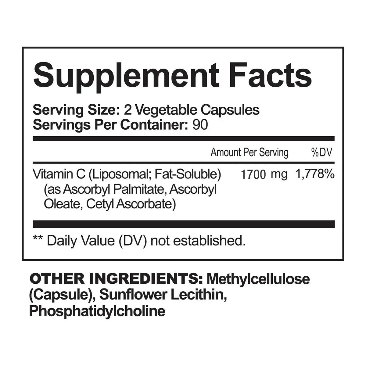 vitamina c liposomal composicion