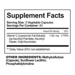 vitamina c liposomal composicion