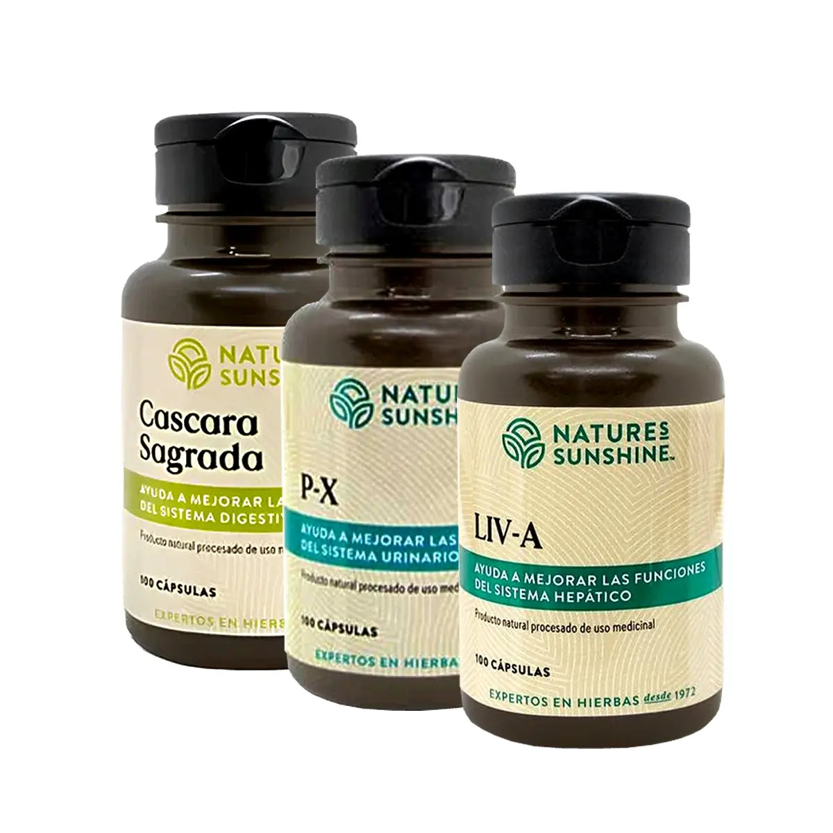 kit higado y detoxificacion hepatica natures sunshine