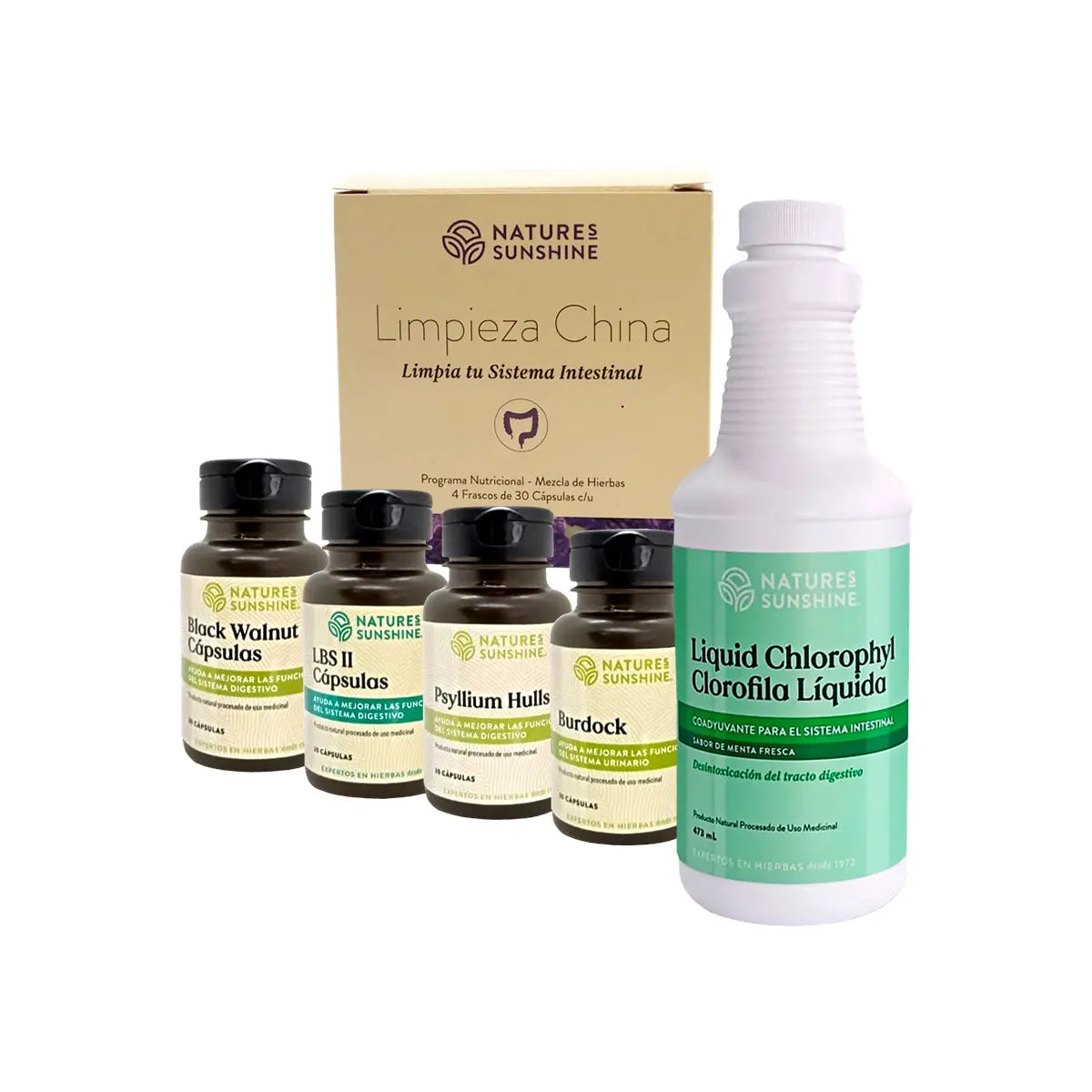 pack detox antiparasitario natures sunshine