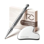 set de pluma de acupresion y gua sha