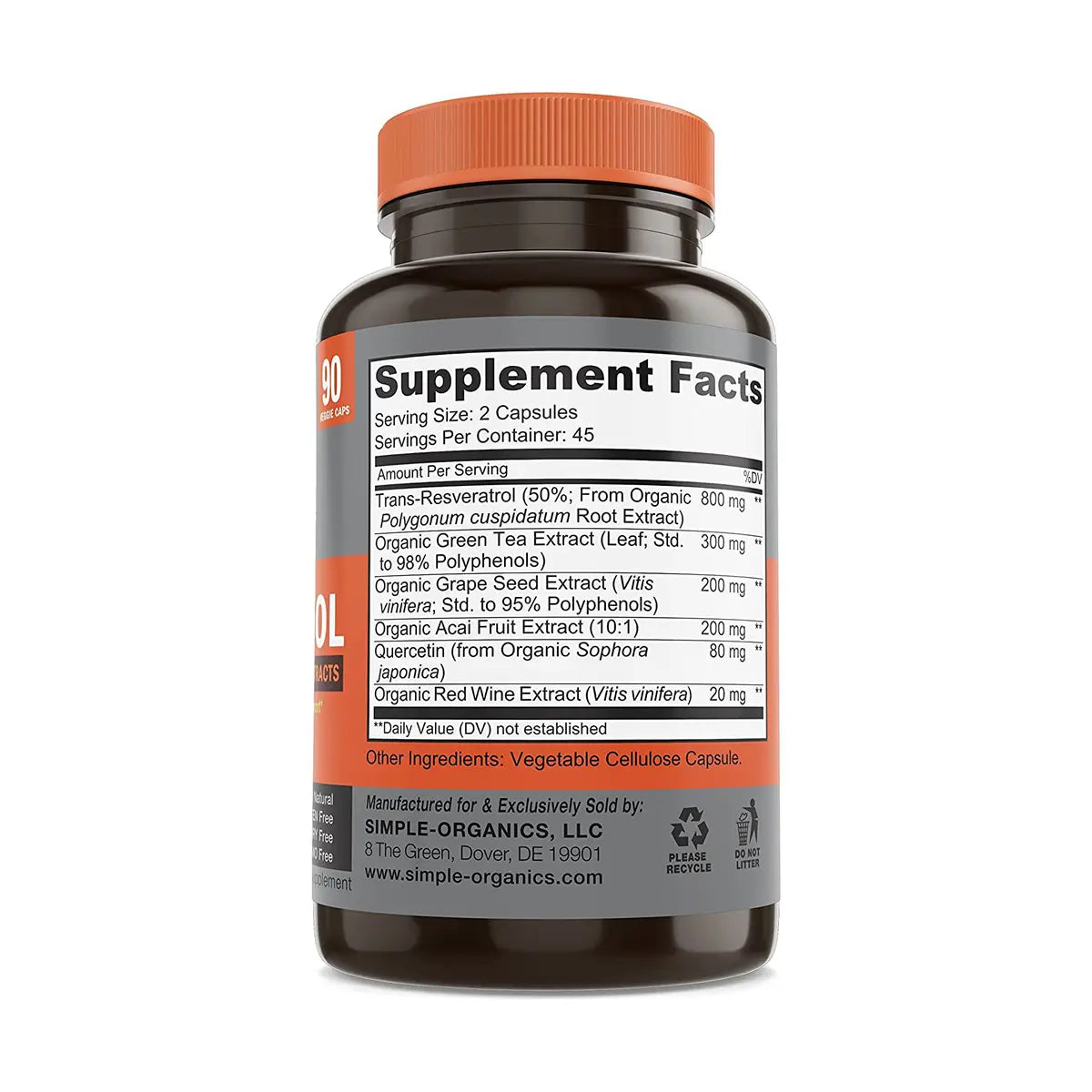 resveratrol composicion