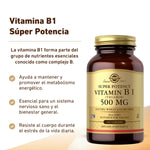 beneficios de la vitamina b1 de alta potencia