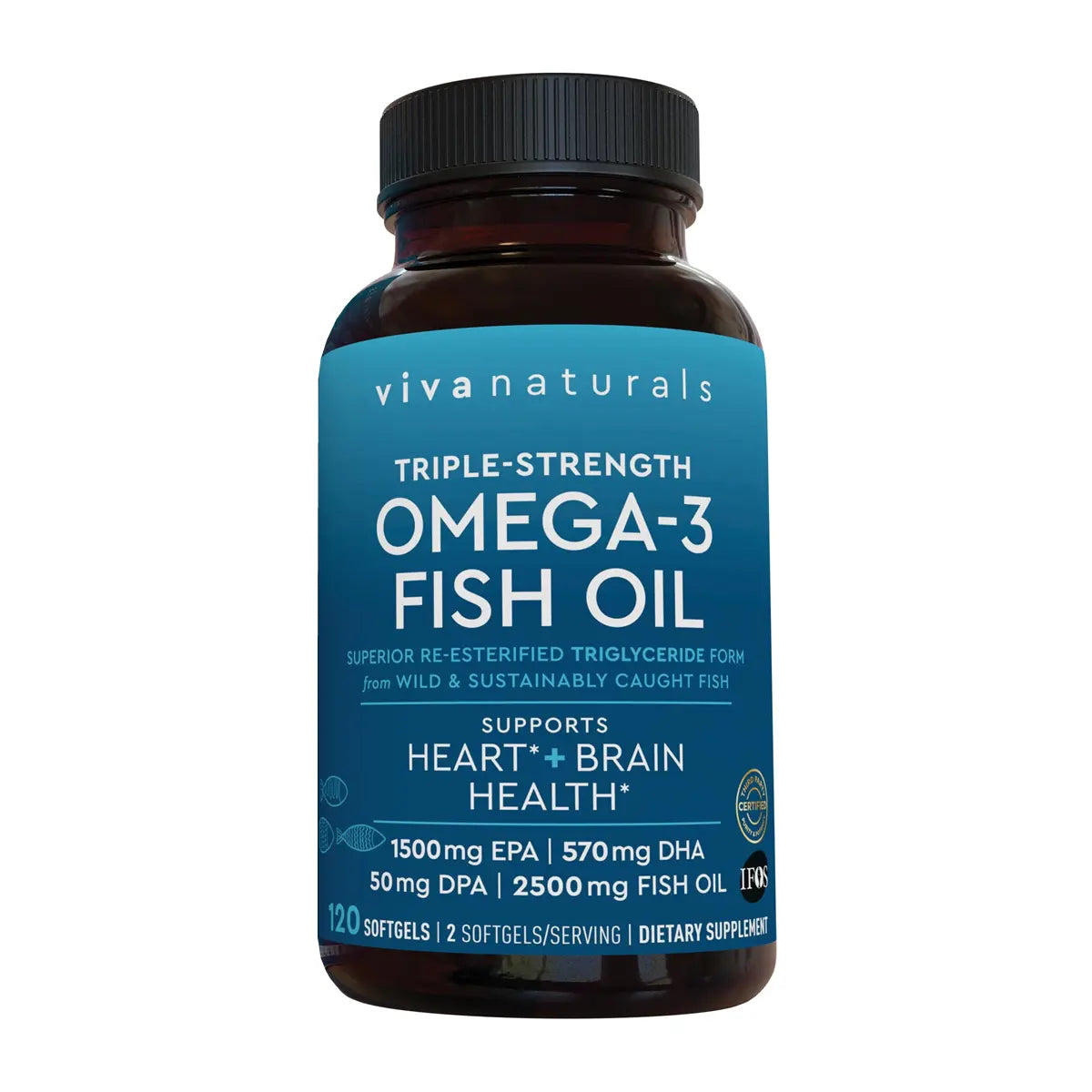 omega 3 de triple concentracion 2500 mg 120 capsulas